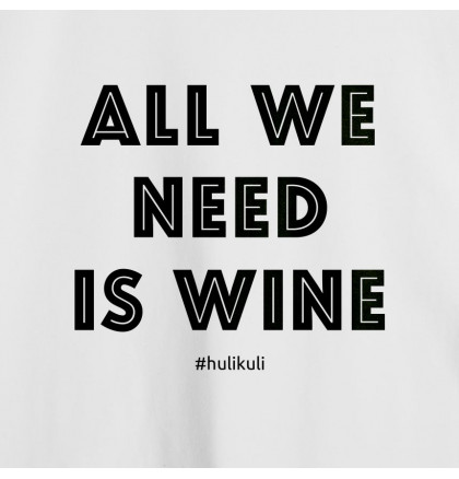 Футболка женская "All we need is wine" белая, фото 2, цена 450 грн